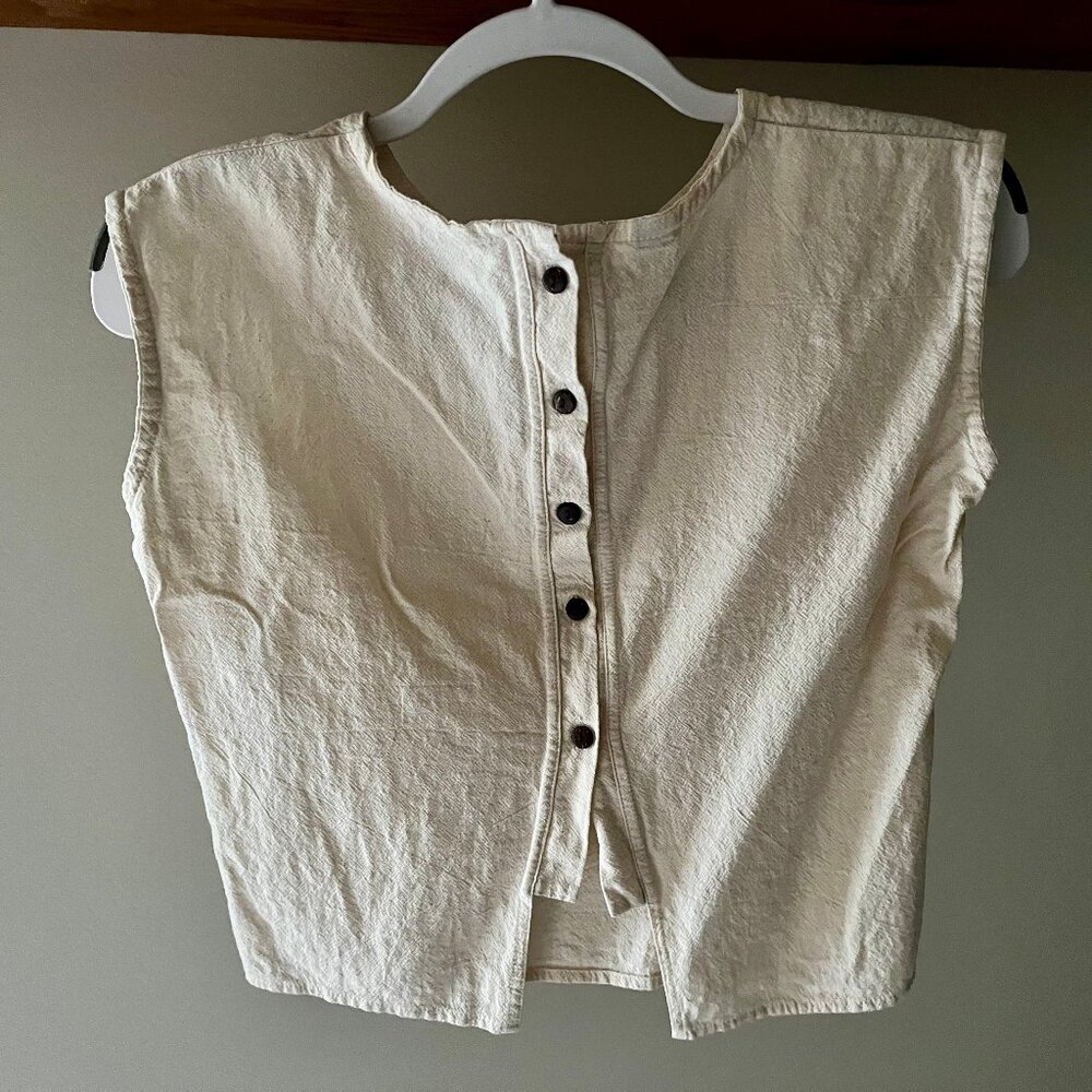 Cotton Flower Clothing Tara Top - Natural/Cream | NWOT - Picture 2 of 3